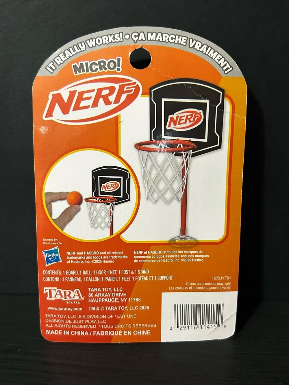 Hasbro Nerf Micro Mini Desktop Basketball Game/Set